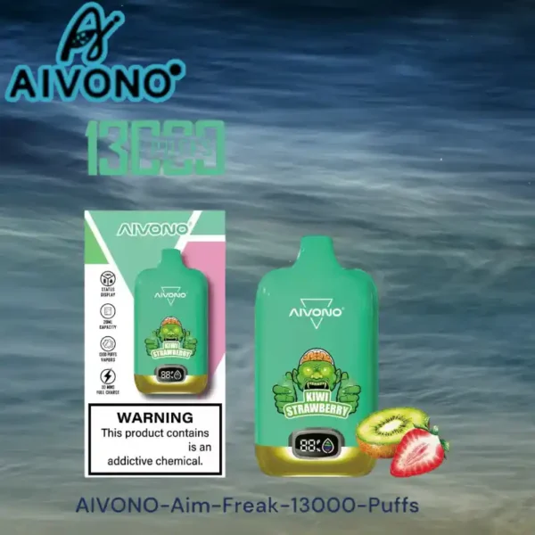 AIVONO AIM Freak 13000 Puffs 20ml E liquid Capacity and 13000 Puffs for Unmatched Vaping Experience