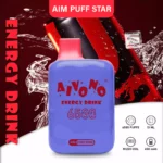 AIVONO AIM Star 6500 Puffs Un Vape Desechable con 6500 Puffs y 13ml de Capacidad de E Liquid para un Disfrute Duradero