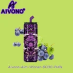 AIVONO AIM Winner 6000 Puffs The High Capacity Disposable Vape with 5% Nicotine and Smooth Flavor Experience