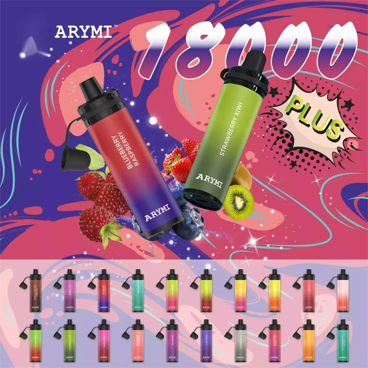 ARYMI Elibar 18000 Puffs MTL & DTL Supported Versatile Vaping Experience in a Disposable Vape