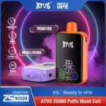 ATVS 25000 Puffs A 22ml E Liquid Capacity and 1000mAh Battery for a Consistent Vaping Experience
