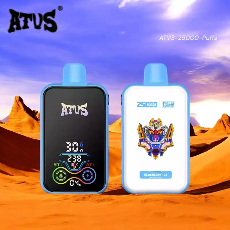 ATVS 25000 Puffs A 22ml E Liquid Capacity and 1000mAh Battery for a Consistent Vaping Experience