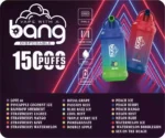 BANG 15000 Puffs The Ultimate Vape Experience with 21ml E Liquid and More