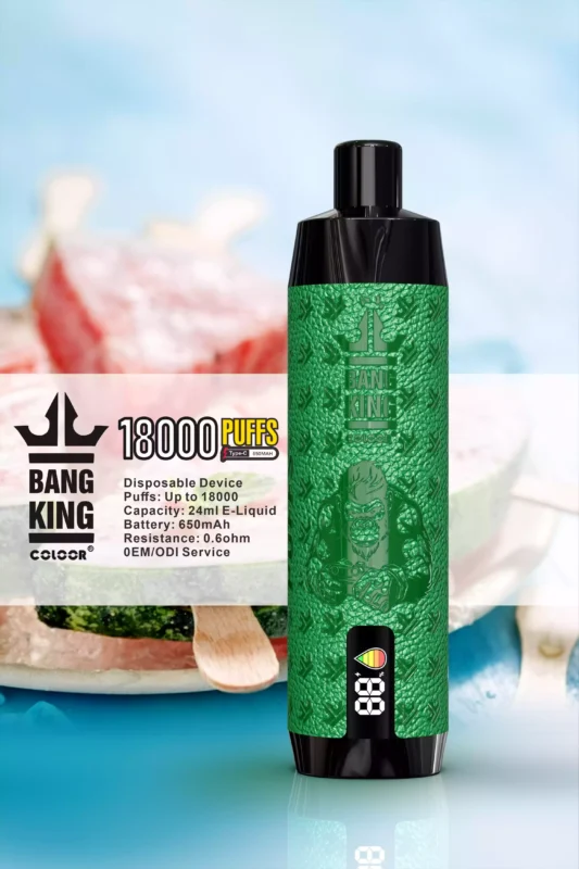 BANG 18000 DTL Screen The Best Disposable Vape for Long Lasting Flavor and Performance