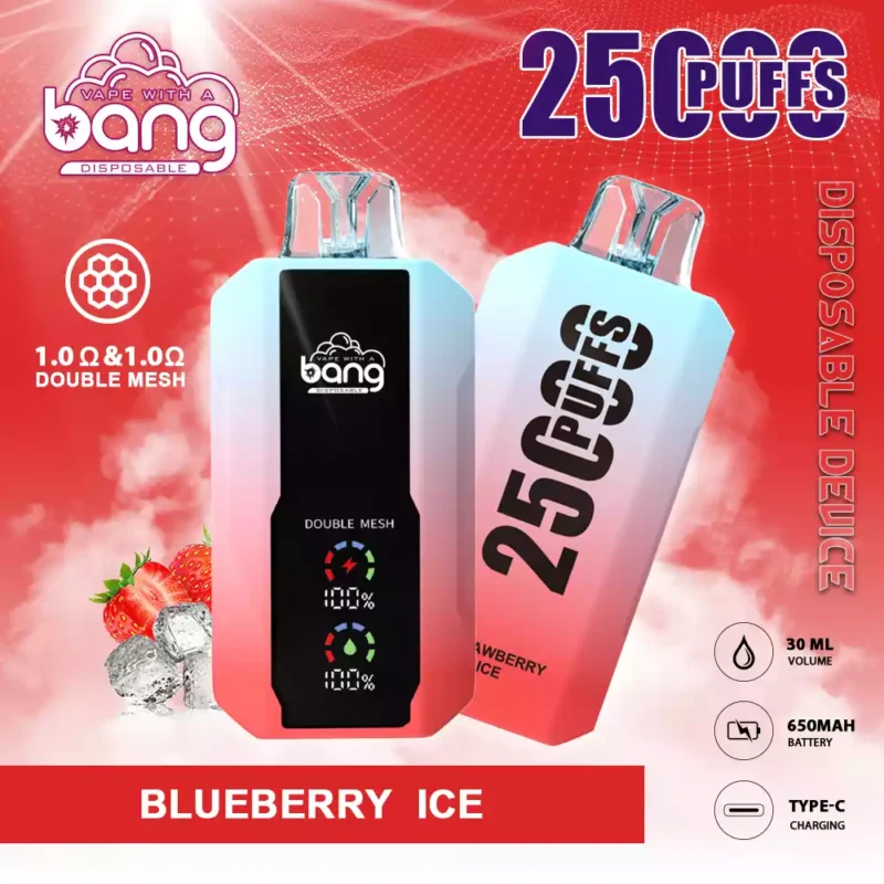 BANG 25000 Full-Screen Puffs Top Wholesale Disposable Vape for Your Vape Shop