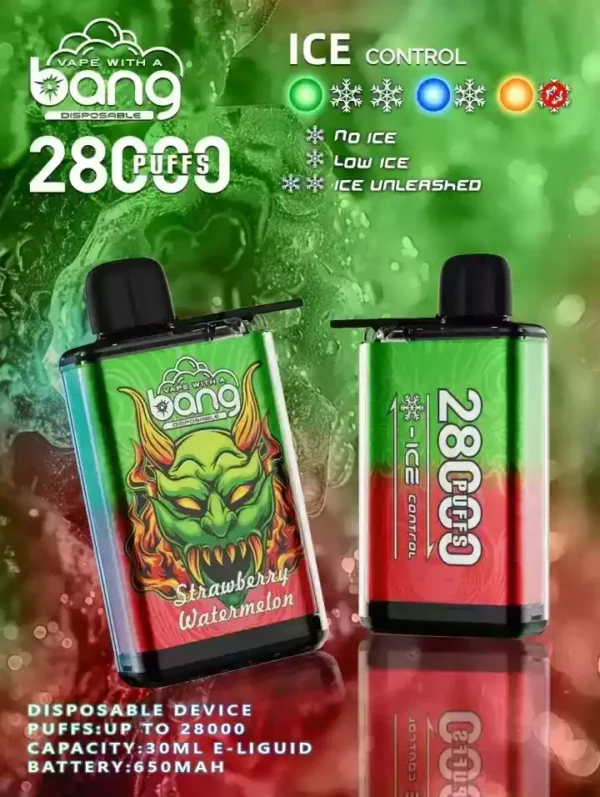BANG 28000 Puffs The Best Disposable Vape for Extended Use with 30ml E liquid Capacity