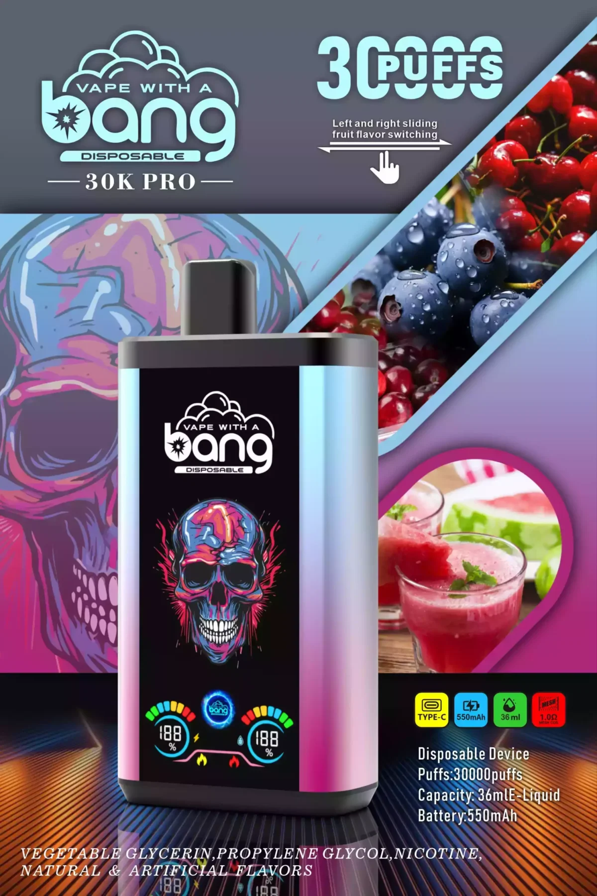 BANG 30000 Puffs Pro Best Vape Flavors and Features That Make It Stand Out in the Market