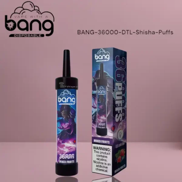 BANG 36000 DTL Shisha Puffs The Best Disposable Vape for Flavor and Longevity