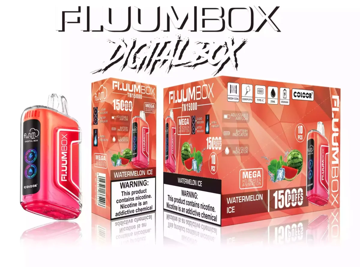 BANG FLUUM BOX 15000 Puffs Shop the Best Wholesale Disposable Vape with 25ml E liquid and 13400mAh Battery