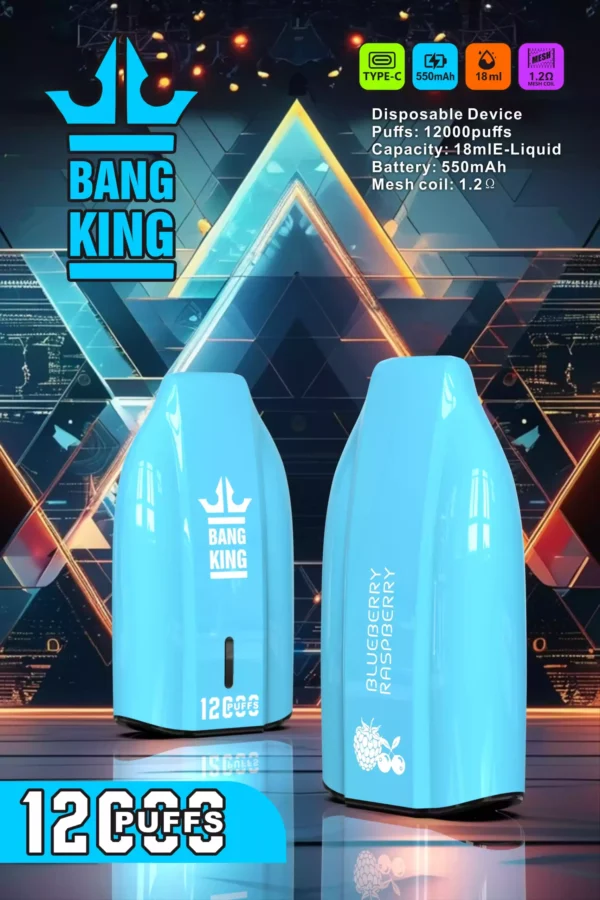 BANG KING 12000 Puffs High Quality Disposable Vape with 12ml E Liquid and 600mAh Battery