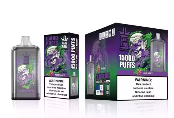 BANG KING 15000 Getti 15000 Getti 25ml di liquido elettronico e batteria 13350mAh Una combinazione perfetta
