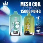 BANG King 15000 LED Puffs The Ultimate Disposable Vape with 15000 Puffs and 25ml E Liquid Capacity