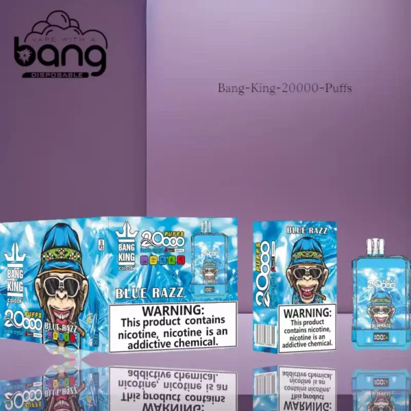 BANG King 20000 Puffs Unveiling the Ultimate Disposable Vape with 25ml E Liquid Capacity