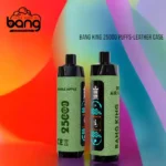 BANG King 25000 Funda de cuero Puffs Batería de 650mAh y 30ml E liquid para la máxima comodidad en Vaping