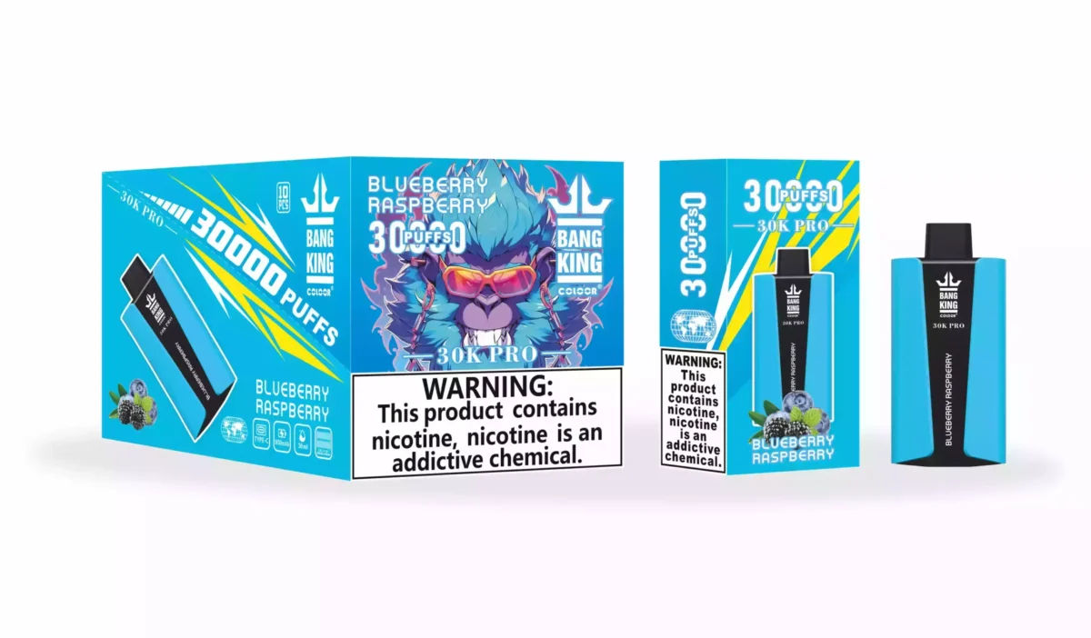 BANG King 30000 Puffs Pro Lo Último en Vapeadores Desechables de Larga Duración con 36ml de Capacidad de E-líquido