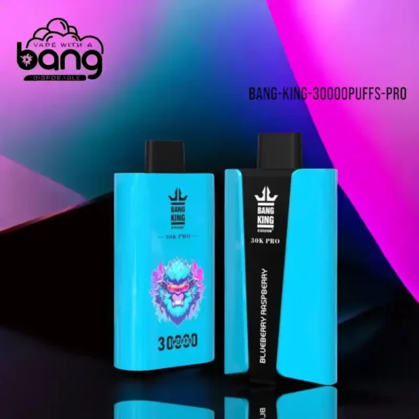 BANG King 30000 Puffs Pro L'ultime Vape jetable longue durée avec une capacité de 36ml d'e-liquide