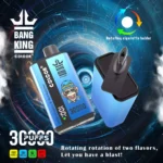 BANG King 30000 Puffs Top Disposable Vape for Extended Use with Type C Recharge and Multiple Flavor Options