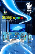 BANG King 30000 Puffs Top Disposable Vape for Extended Use with Type C Recharge and Multiple Flavor Options