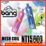 BANG TN 15000 XXL Puffs 15000 Puffs 20ml E Liquid and Type C Charging for Ultimate Vaping