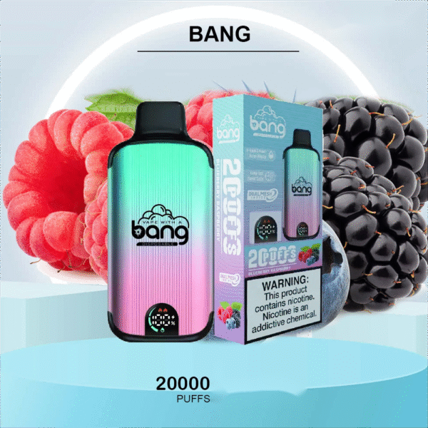 BANG 20000 Digital Screen Puffs Discover the Best Disposable Vape with 28ml E Liquid Capacity