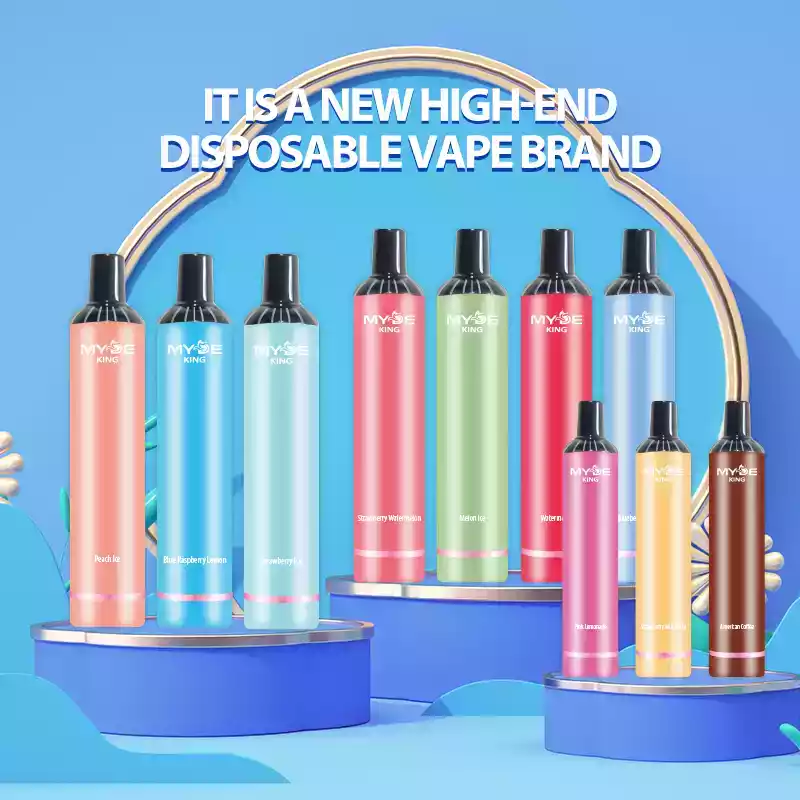 High-Quality MYDE KING 4000 Puffs Disposable Vape 0% 2% 5% Nicotine 650mAh Rechargeable