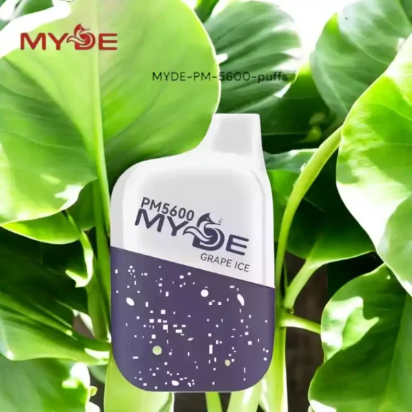 Hot-selling MYDE PM 5600 Puffs Disposable Vape Rechargeable 5% Nicotine 12.5ml Prefilled