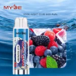 Top-selling MYDE NIGHT CLUB 600 Puffs Disposable Vape with 0% 2% 5% Nicotine