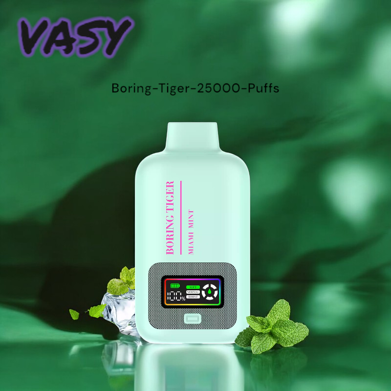 VASY Boring Tiger 25000 Puffs Disposable Vape with 50mg Nicotine & 17 Flavor Options